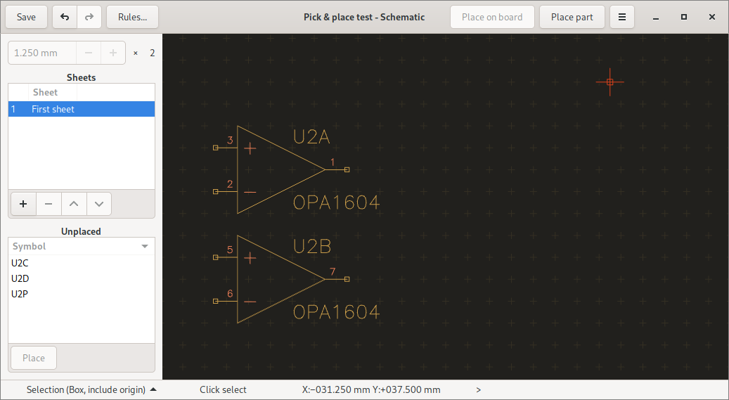 schematic editor